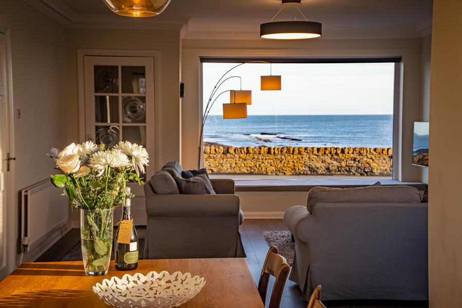 Living Room at sunset